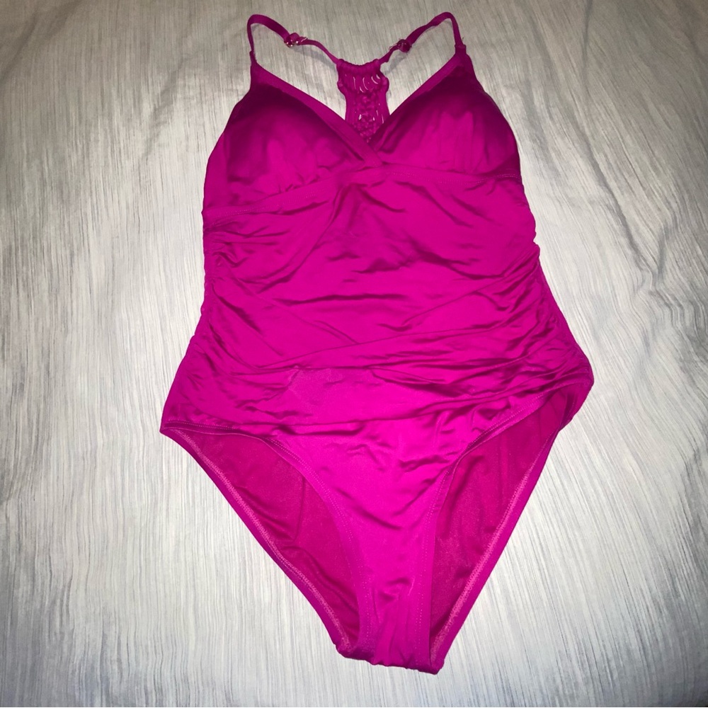 Hilor Pink One-Piece Swimsuit